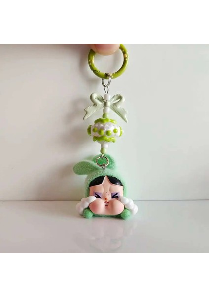 Yeni Mini Crybaby Yay Anahtarlık Sevimli Karikatür Üç Boyutlu Bebek Sırt Çantaları Dekorasyon Kolye Araba Anahtar Zinciri Kadınlar ve Erkekler Hediye Scolor: 10 (Yurt Dışından)