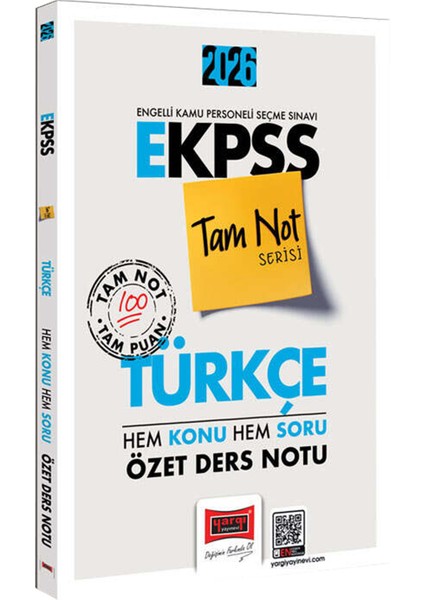 2026 E-Kpss Tüm Adaylar Için Tam Not Serisi Özet Ders Notu-Çözümlü Soru Bankası-Çözümlü 10 Deneme modelleri
