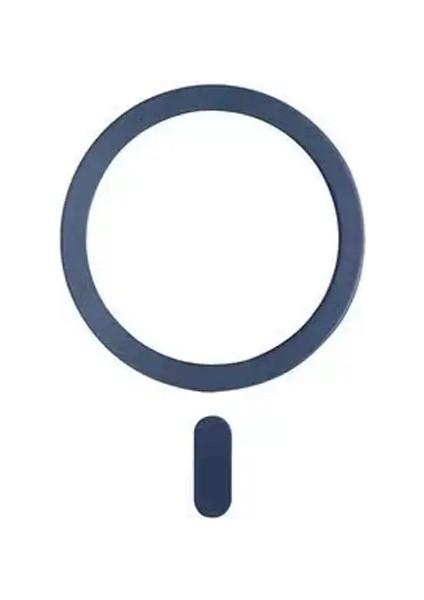 Magsafe Sticker Için Metal Plaka Yüzüğü Manyetik Destek Yüzüğü Evrensel Kablosuz Şarj Cihazı Iphone Için Cep Telefon Sayfası 15PRO Xiaomicolor: 1 Pc Deep Mavi (Yurt Dışından)