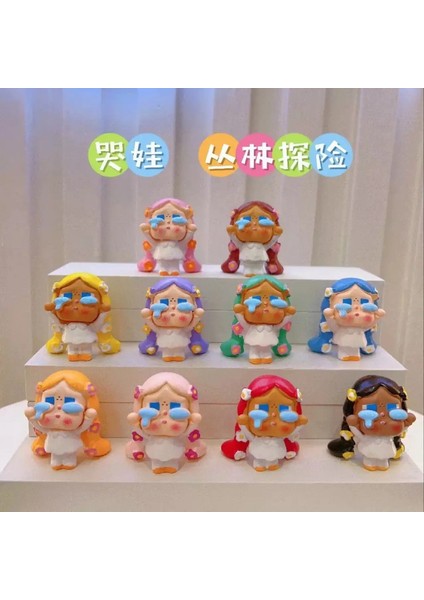 Yeni Mini Crybaby Model Oyuncak Kawaii Masa Dekorasyon Bebek Hediye Anime Figürleri Araba Süslemeleri Hediyeler: 01/boyut: Random 1 Adet (Yurt Dışından)