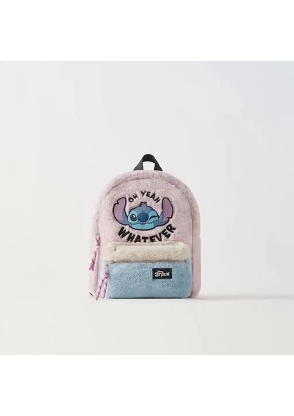 Çocuklar Disney Minnie Mouse Doodle Baskı Çocuk Mickey Sırt Çantası Günlük Büyük Kapasite Omuz Çantası Okul Öncesi Sırt Çantası Renk: BD00601-P1 (Yurt Dışından)