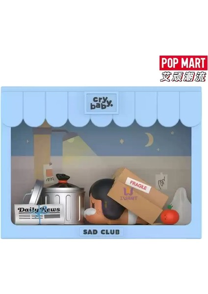 Orijinal Crybaby Sad Club Anime Figürin Periferik 7.2cm Pvc Crybaby Model Masaüstü Dekorasyon Koleksiyonu Çocuk Hediye Oyuncak Çarşamba: Onaylamak Için Açık Kutu (Yurt Dışından)