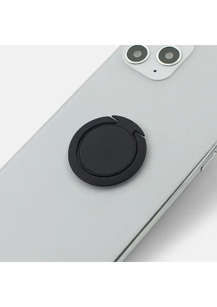 Ultra Ince Parmak Yüzüğü Tutucu Telefon Standı Metal Cep Telefonu Sahibi Manyetik Araba Braketi Stant Aksesuarları iPhone 13 Samsungcolor: Kırmızı (Yurt Dışından)