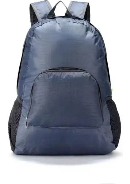 Moda Açık Hafif Spor Katlanır Sırt Çantası Çantası Seyahat Katlanabilir Çanta Katlanabilir Sırt Çantası Taşınabilir Kamp Yürüyüş Çantası Renk: Gri (Yurt Dışından)