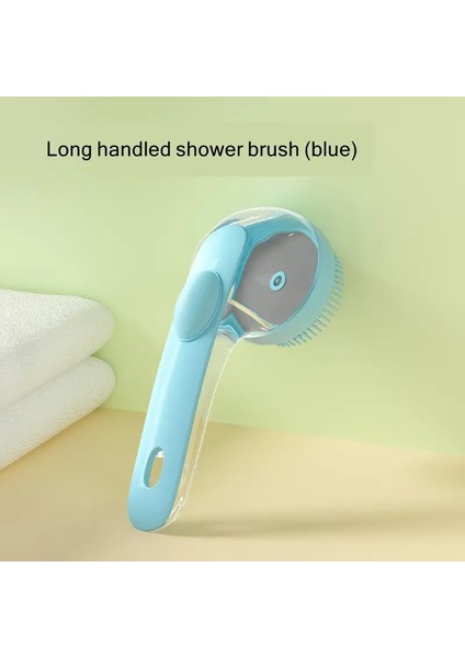 Pet Banyo Fırçası Kedi Köpek Şampuan Dispenser ile Yumuşak Silikon Kürk ve Saç Pet Tedarik Renkleri Tımar ve Temizleme Için Nazik Masaj: Mavi (Yurt Dışından)