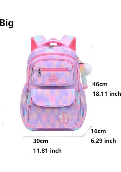 Çocuklar Kız Sırt Çantası Okul Çantası Pembe Çocuk Için Pembe (Yurt Dışından)