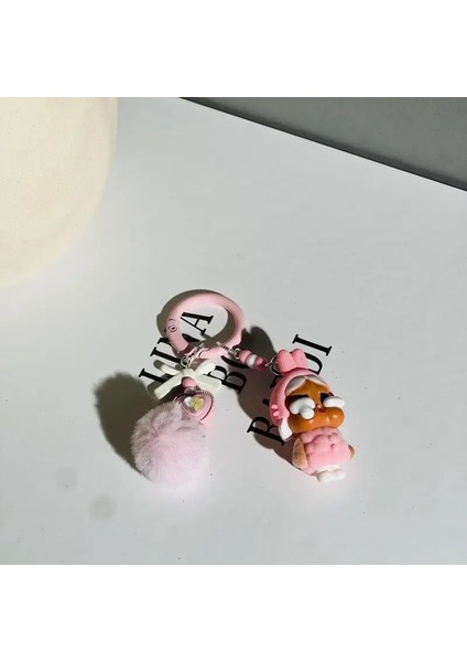 Yeni Mini Crybaby Keychain Karikatür Kawaii Üç Boyutlu Bebek Sırt Çantası Dekorasyon Kolye Araba Keychain Çocuk Günü Hediye Renk: H (Yurt Dışından)