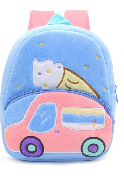 Mühendislik Aracı Sevimli Çocuklar Sırt Çantası Digger Peluş Toddler Sırt Çantası Bebek Çantaları Erkekler Için 2-5 Yaşlı Kızlar Anaokulu Okul Çantaları (Yurt Dışından)