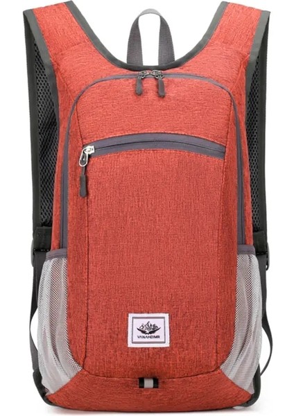 Katlanabilir Sırt Çantası Kamp Yürüyüş Ultralight Foldlight Seyahat Daypack Çantası Açık Dağlık Sporları Erkekler Için Gündüz Paketi Kadınlar Renk: Kırmızı (Yurt Dışından)