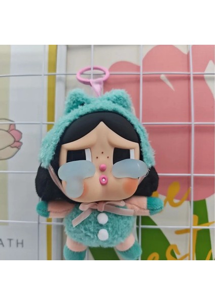 Popmart Anime Sevimli Ağlama Bebek Peluş Sürpriz Kutu Sevimli Çanta Ambalaj Dekorasyon Kolye Anahtarlık Çocuk Oyuncak Hediye Süsleme (Yurt Dışından)