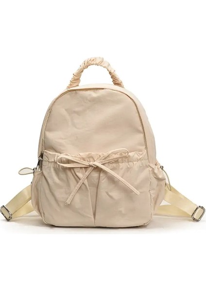 Basit ve Çok Yönlü Çizme Yayını Yay Kişiselleştirilmiş Işlemeli Ad Naylon Backpackcolor: Mavi/boyut: Adına Gerek Yok Adlı Büyük Kapasiteli Sırt Çantası (Yurt Dışından)