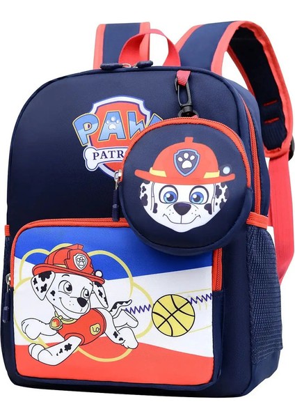 Paw Patrol Sırt Çantası Okul Çantası Yüksek Kapasiteli Su Geçirmez Seyahat Depolama Çantası Öğrenci Chase Sky School Bag Çocuk Hediyeleri Renk: B (Yurt Dışından)