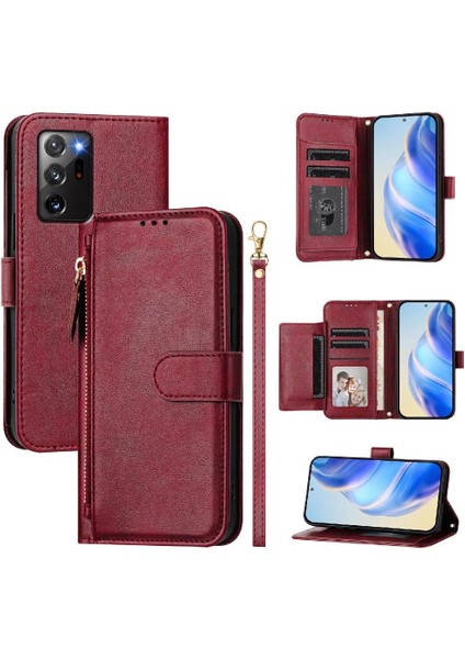 Samsung Galaxy Not 20 Için Flip Case Ultra Pu Deri Manyetik Kart (Yurt Dışından)