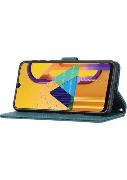 Samsung Galaxy M21 Için Flip CASE/M30S Kickstand Cüzdan Kılıf Manyetik Pu (Yurt Dışından) indirimleri