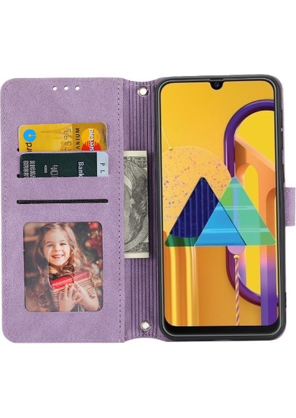 Samsung Galaxy M21 Için Flip CASE/M30S Kickstand Cüzdan Kılıf Manyetik Pu (Yurt Dışından) fırsatları