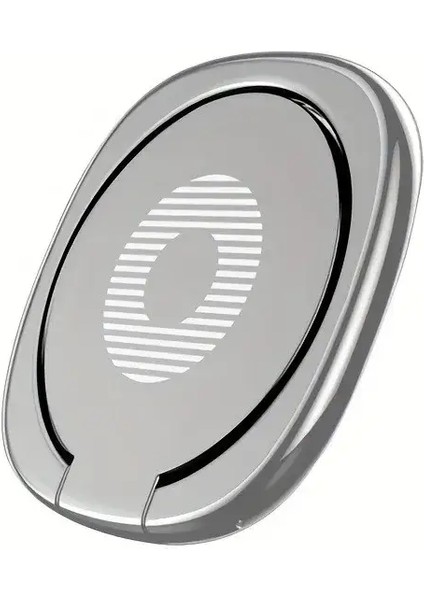 Cep Telefonu Halka Tutucu Universal 360 ° Döndürülebilir Metal Plaka Braketi Parmak Yüzüğü Standı Akıllı Telefon Aksesuarlarıcolor: Siyah (Yurt Dışından)