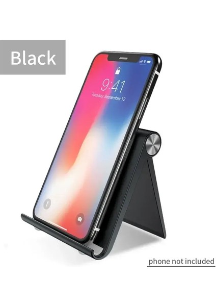 Taşınabilir Mobil Tutucu Montaj Telefon Tutucu Stand Masa Cep Telefonu Standı Mobil Akıllı Telefon Destek Tablet Iphonecolor Için Stand: Siyah (Yurt Dışından)