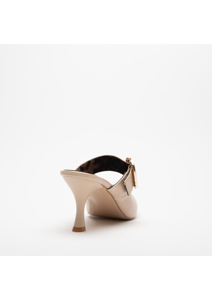 Debora Taş Detaylı Yüksek Topuk Kadın Terlik Ayakkabı fiyatları