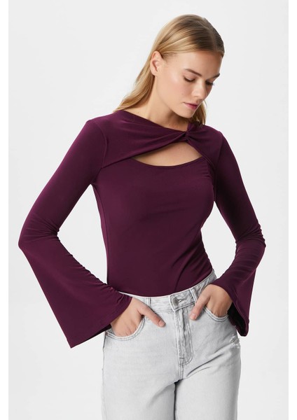 Kadın Roof Mürdüm Sandy Bluz fırsatları