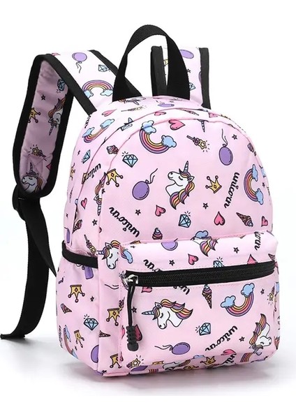 Şık Karikatür Çocuklar Sırt Çantası Hafif Okul Çantası Çocuklar Için Omurga Deste Büyük Kapasite 10.6 Inç Bookbag Anaokulu Renk: N0206S/BOYUT: S Boyutu 27 cm (Yurt Dışından)