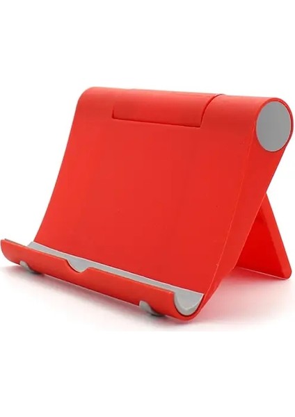 Evrensel Katlanabilir Masa Telefon Tutucu Samsung S20 Plus Ultra Note 10 iPhone 11 Cep Telefonu Tablet Masaüstü Tutucu Renk: C11-RED (Yurt Dışından)