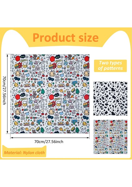 2pcs Kedi Kısıtlama Sargısı Naylon Kendi Kendine Yapışan Kedi Tımar Sargısı ile Çizgi Film Baskısı ile Kaçış Anti-Catch Kedi Tırnak Kesme Wrapcolor: Stil B-2pc'ler (Yurt Dışından)