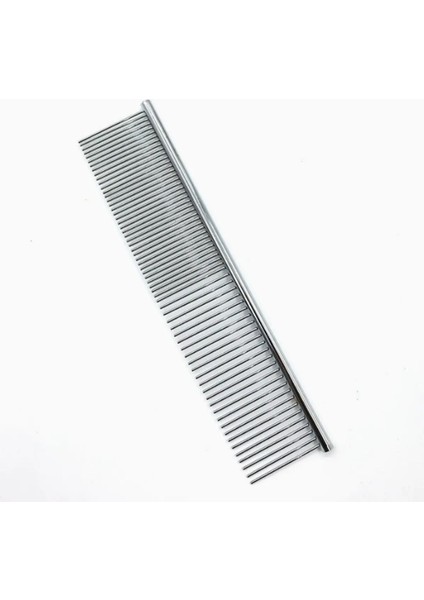 Pet Dematting Tombul Paslanmaz Çelik Evcil Hayvan Tımarlama Köpekler ve Kediler Gevşek Alın Mezar Pire Comb Prettybettercolor: 19CM x 3.5cm (Yurt Dışından)