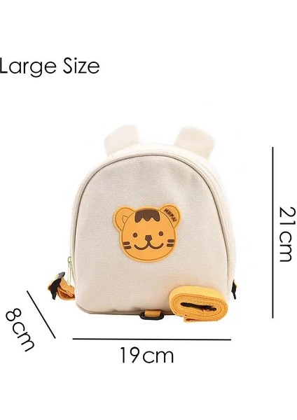 Canvas Bebek Sırt Çantaları Anaokulu Okul Çantası Bear Bunny Koreli Koreli Anti-Lost Çocuk Çantaları Erkek Çocuklar Çocuklar Seyahat Rengi: Sarı L (Yurt Dışından)