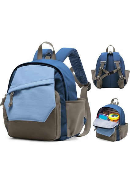 Erkekler Için Sevimli Sırt Çantası, Hafif Su Geçirmez Okul Çantası, Kreş, Okul Öncesi, Anaokulu, Yürüyüş Için Mükemmel Olan Travelcolor: Kırmızı Mavi (Yurt Dışından)