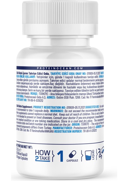 BİOTİN 5000mcg - 60 Kapsül x 2 Adet modelleri
