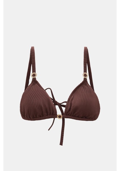 Assos Mocha Dolgusuz Çıkarılabilir Pedli Üçgen Bikini Üst fırsatları