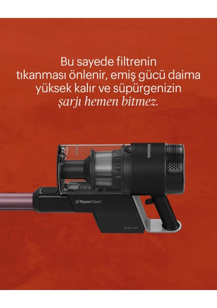 VCP 7330 HyperClean 450 Watt BLDC Motor Şarjlı Dik Süpürge fiyatları