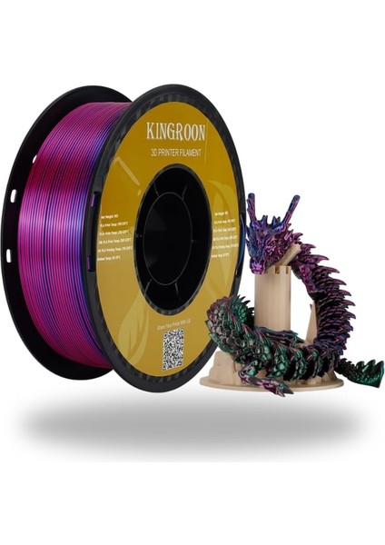 PLA Silk üç renk Filament