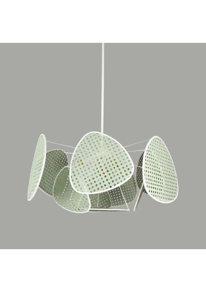 Mylamp Yeşil Bulut Doğal Hazeran Avize 75X35 Cm, 9+1 ve 3+1 Duylu fiyatları