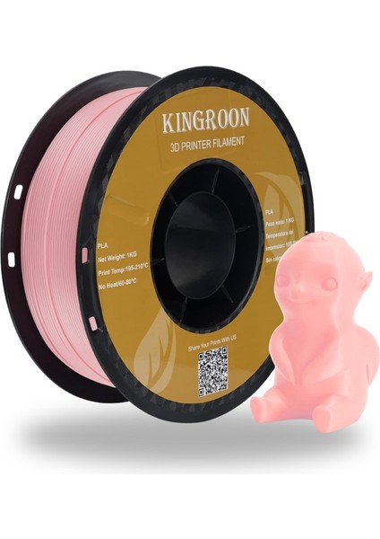 Pla Filament - Pembe - 1.75MM - 1kg