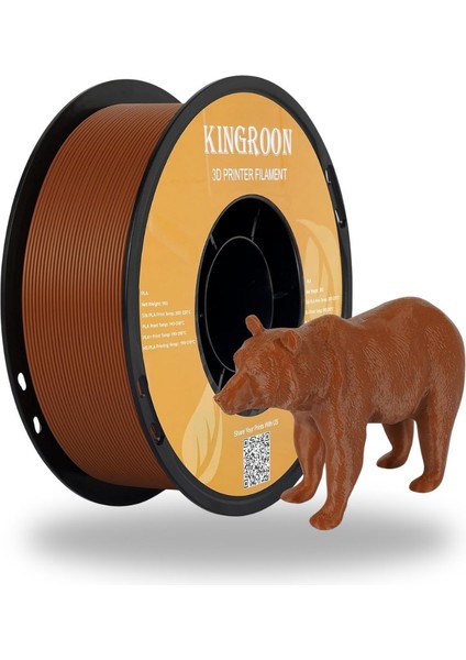Pla Filament - Kahverengi - 1.75MM - 1kg