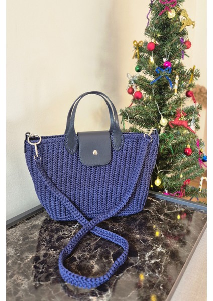 Fashion Bag Çanta Kiti 8,5X17 cm Bej Örgü Kiti modelleri