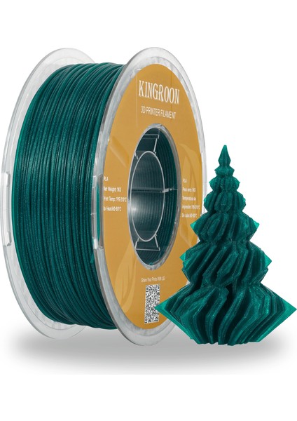 Twinkling Pla Yeşil Filament