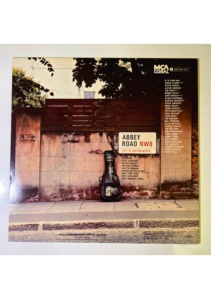 B.b. King - In London - Dönem Baskı Plak