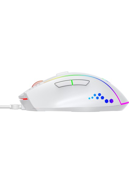 Luxor Gaming Gamer Oyuncu Mouse 12800DPI Beyaz fırsatları