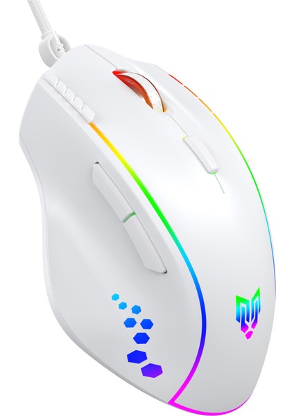Luxor Gaming Gamer Oyuncu Mouse 12800DPI Beyaz indirimleri