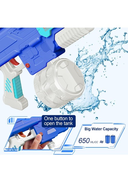 Otomatik Atış Yapan Su Tabancası Mega Boy Pilli Bataryalı Su Tabancası modelleri