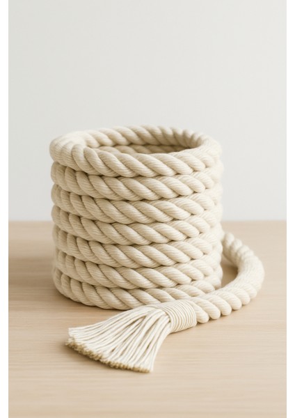 10 mm 3 Büküm Makrome Halat Ipi 3 Metre fiyatları