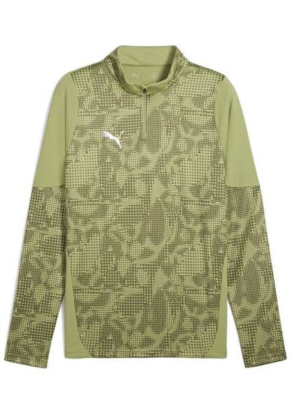 Teamcup Training 1/4 Zip Top Erkek Futbol Antrenman Uzun Kollu Tişört 65916440 Yeşil