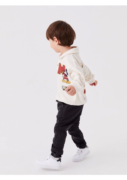 Lcw Baby Antrasit Beli Lastikli Basic Erkek Bebek Jean Pantolon