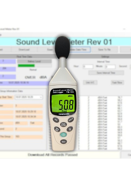 TM-103 Profesyonel Ses Desibel Ölçer | Datalogger Özellikli fiyatları