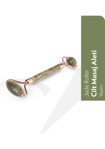 Yeşim Jade Roller Cilt Masaj Aleti