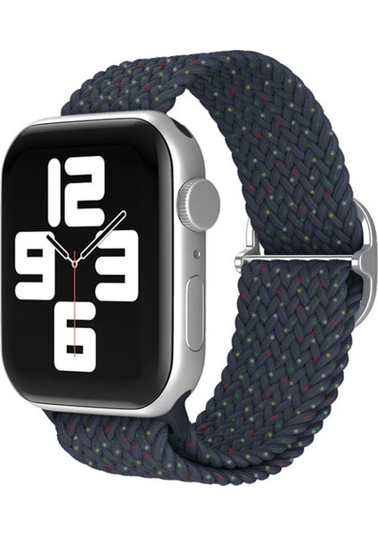 Apple Watch 42MM Star Kordon - Benekli Lacivert