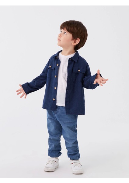 Lcw Baby Indigo Basic Erkek Bebek Jean Pantolon
