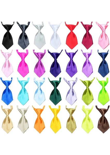 25/50/100PCS/LOT Pet Kedi Köpek Çat Tie Lots Mix Renkler Tımar Aksesuarları Ayarlanabilir Yavru Eğitim Ürünleri Pet Bowtie Sarf Malzeme (Yurt Dışından)